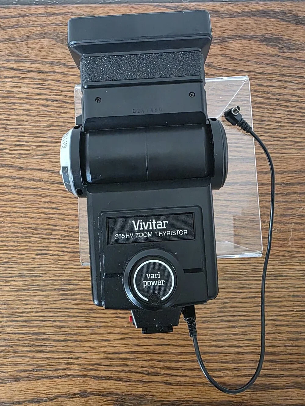 Vivitar 285HV Zoom Thyristor Shoe Mount Flash w/ Opteka Diffuser